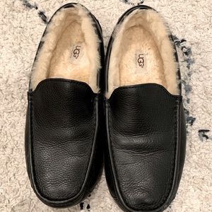 Ugg Ascot Leather Black 11 M